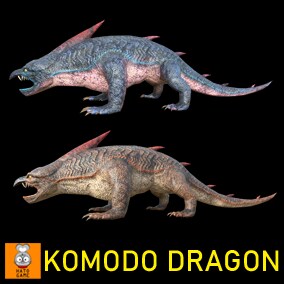 Game Monster Model "Komodo Dragon"