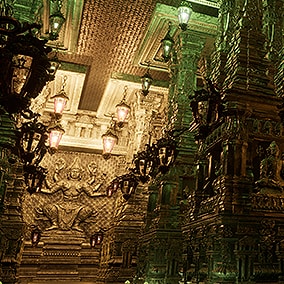 A selection of South-East Asian Inspired Fusion Architectural Props. Ideal for Oriental and Medieval Fantasy settings.