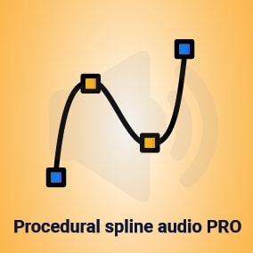 Procedural spline audio PRO