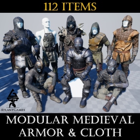 ROG Modular Medieval Armor and Cloth