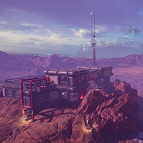 A remote planet is the setting for a Sci-Fi futuristic base. Numerous modular assets included.