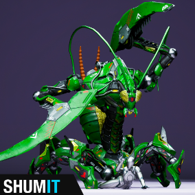 Sci-Fi Insect Mantis