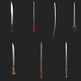 Simple Sword Pack offer 25+ different type of Sword.
