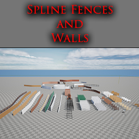 Create Fences and Walls Quickly with Splines!