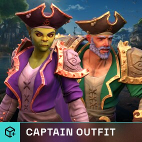 Stylized RPG character outfit with options for customization for your RPG, MOBA, or MMO