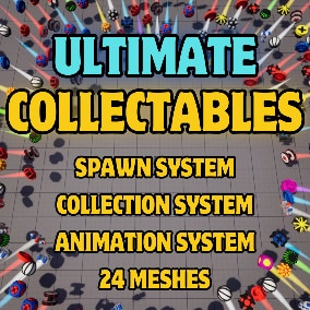 Spawn, collect and animate collectables with ease.
